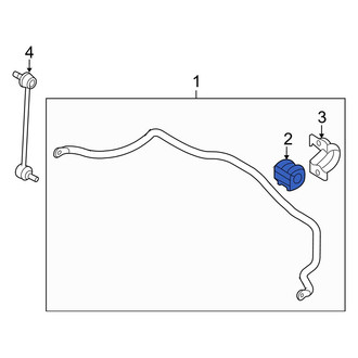 Hyundai OE - Front Suspension Stabilizer Bar Bushing
