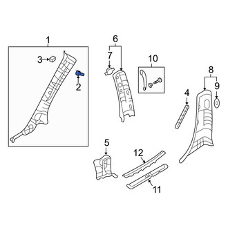 Hyundai OE - Body A-Pillar Trim Panel Clip