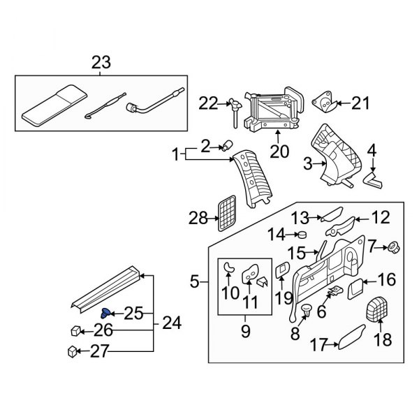 Door Sill Plate Clip