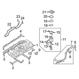 Hyundai OE - Fuel System Components (GLS / Limited)