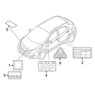 Hyundai OE - Information Labels - Labels