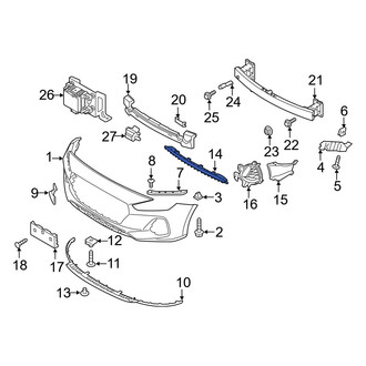 Hyundai OE - Front Lower Grille