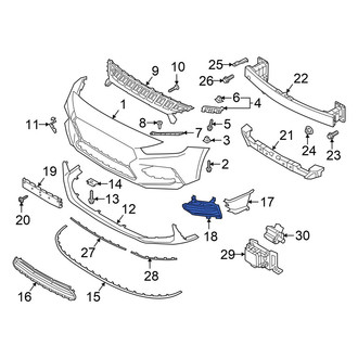 Hyundai OE - Front Left Outer Grille