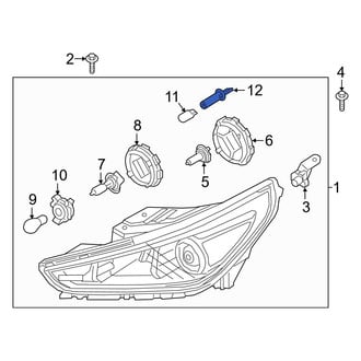 Hyundai OE - Front Headlight Socket