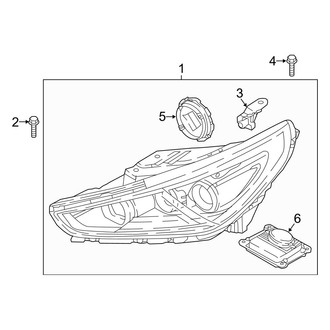 Hyundai OE - Front Lamps - Headlamp Components (LED)