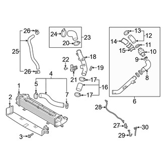Hyundai OE - Cooling - Intercooler (1.6L)