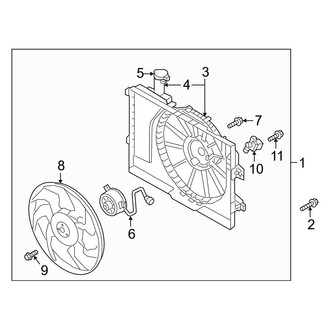 Hyundai OE - Cooling Fan