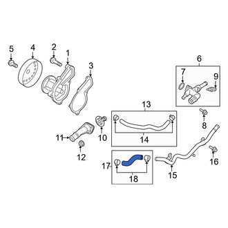 Hyundai OE - Lower Radiator Coolant Hose