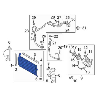 Hyundai OE - A/C Condenser
