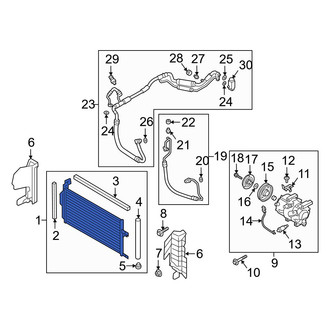 Hyundai OE - A/C Condenser