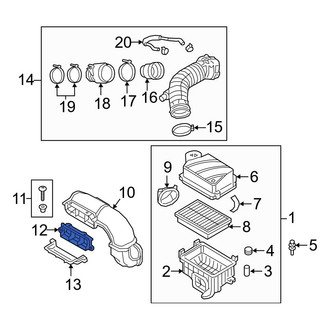 Hyundai OE - Engine Air Intake Resonator