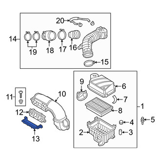 Hyundai OE - Air Cleaner Baffle