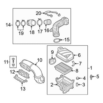 Hyundai OE - Engine / Transaxle - Air Intake