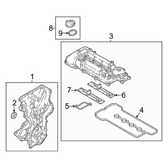Hyundai OE - Engine / Transaxle - Valve & Timing Covers (Sport)