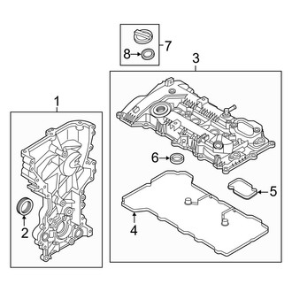 Hyundai OE - Engine / Transaxle - Valve & Timing Covers