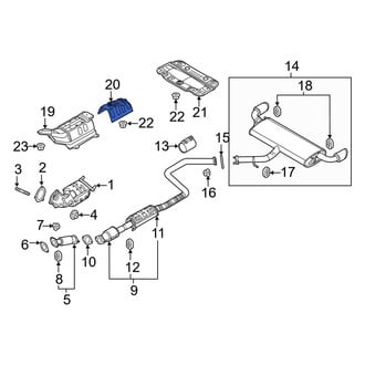 Hyundai OE - Center Floor Pan Heat Shield