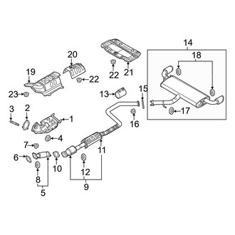 Hyundai OE - Exhaust System - Exhaust Components