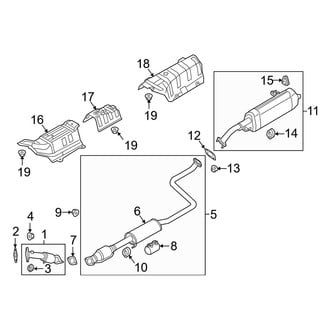 Hyundai OE - Exhaust System - Exhaust Components