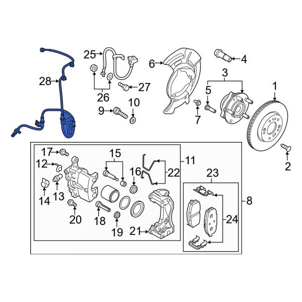 ABS Wheel Speed Sensor