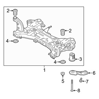 Hyundai OE - Front Suspension - Suspension Mounting