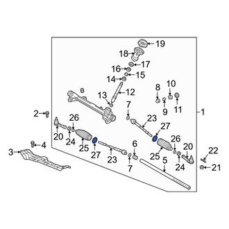 Hyundai OE - Inner Rack and Pinion Bellows Clamp
