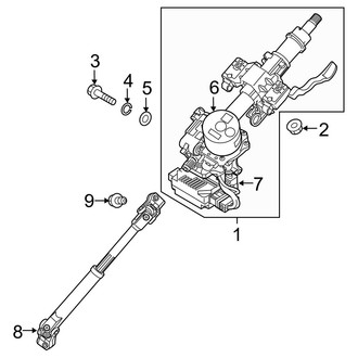 Hyundai OE - Steering Column Assembly