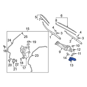 Hyundai OE - Wiper Motor