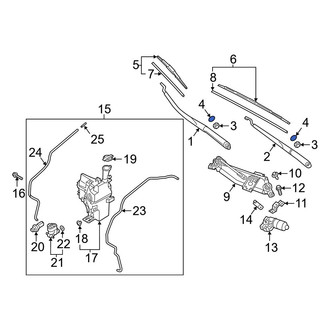 Hyundai OE - Wiper Arm Cap