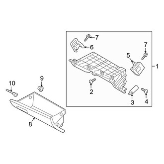 Hyundai OE - Instrument Panel - Glove Box