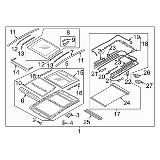 Hyundai OE - Roof - Sunroof (With Sunroof)