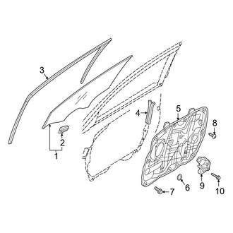 Hyundai OE - Front Door - Glass & Hardware