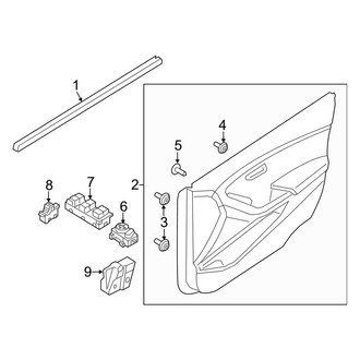 Hyundai OE - Front Door - Interior Trim (Base / Sport)