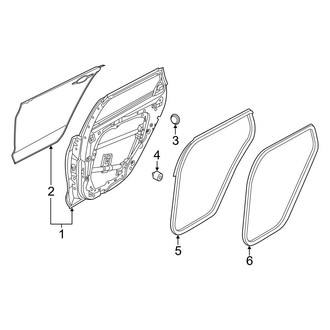 Hyundai OE - Rear Door - Door & Components