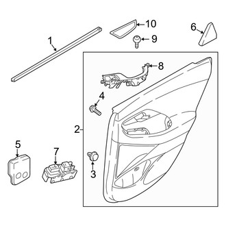 Hyundai OE - Rear Door - Interior Trim