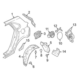 Hyundai OE - Quarter Panel - Exterior Trim