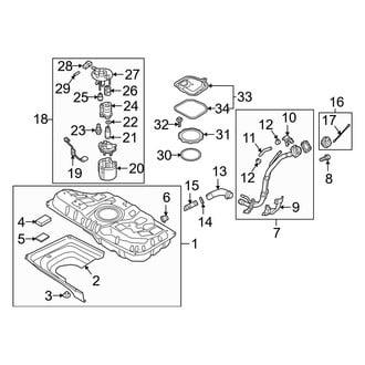 Hyundai OE - Fuel System Components
