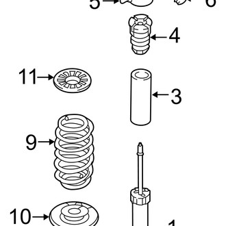 Hyundai OE - Rear Suspension - Shocks & Components (W/O Multi-Link Suspension)