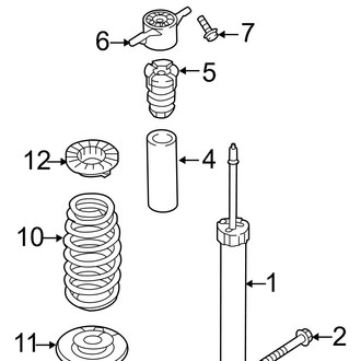 Hyundai OE - Rear Suspension - Shocks & Components (With Multilink Suspension)