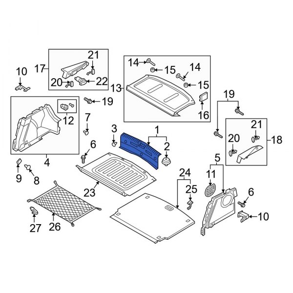 Rear Body Panel Trim Panel