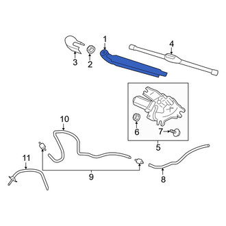 Hyundai OE - Rear Wiper Arm