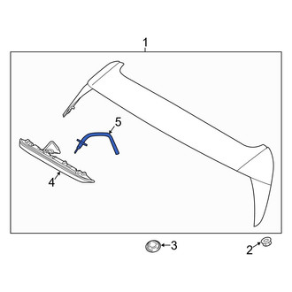 Hyundai OE - Rear Back Glass Washer Nozzle