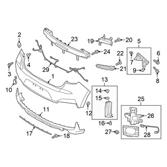Hyundai OE - Rear Bumper - Bumper & Components (N Line)