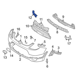 Hyundai OE - Front Right Bumper Cover Bracket
