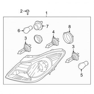 2010 Hyundai Veracruz OEM Lights | CARiD