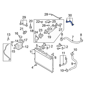 Hyundai OE - Upper Radiator Coolant Hose