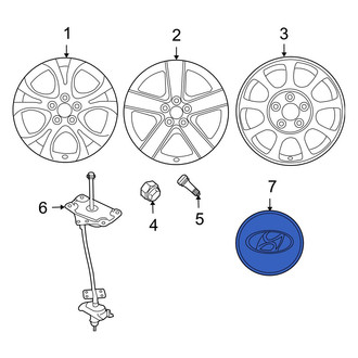 Hyundai OE - Wheel Cap