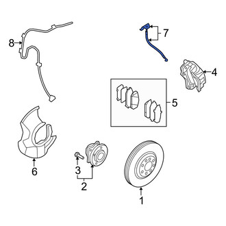 Hyundai OE - Front Right Brake Hydraulic Hose