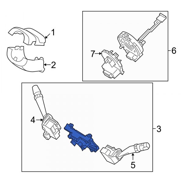 Steering Column Switch Housing