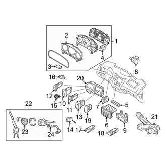 Hyundai OE - Instrument Panel - Cluster & Switches (GLS / Limited)