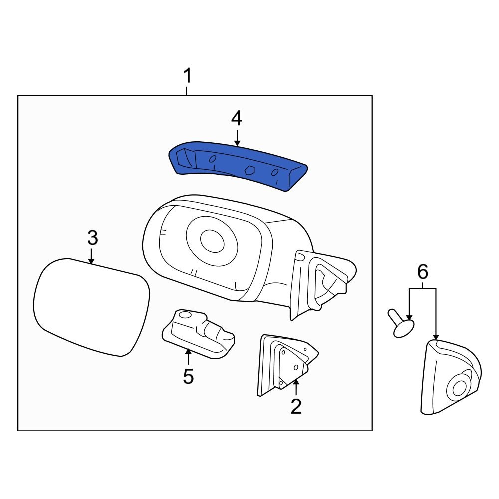 Hyundai OE 876133J000 Front Left Turn Signal Light Housing